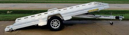 New 2027 Aluma 6'8" x 15 HD TILT Utility Trailer w/ Brakes