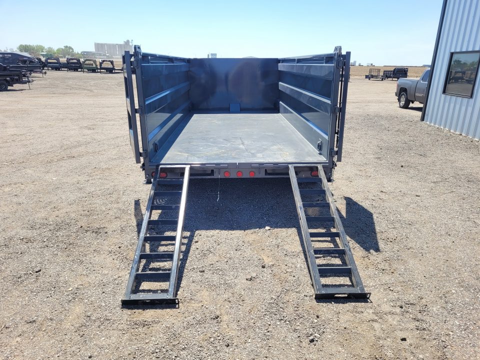 New 2026 Buckshot 83"x16' Telescopic Dump Trailer W/4' Sides