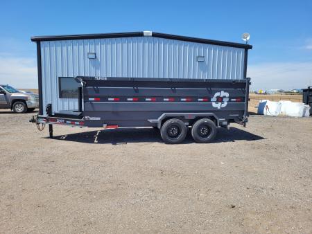 New 2026 Buckshot 83 x16' Telescopic Dump Trailer W/4' Sides