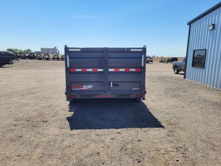 New 2026 Buckshot 83"x16' Telescopic Dump Trailer W/4' Sides