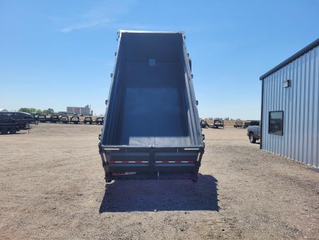New 2026 Buckshot 83"x16' Telescopic Dump Trailer W/4' Sides
