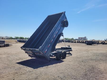 New 2026 Buckshot 83"x16' Telescopic Dump Trailer W/4' Sides