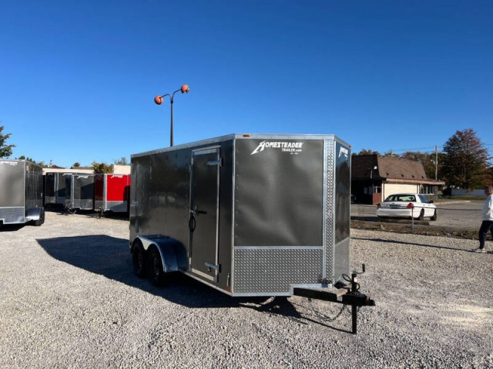 New 2026 Homesteader Trailer 7x14x6'6" Intrepid Swing Door Package Cargo / Enclosed Trailer