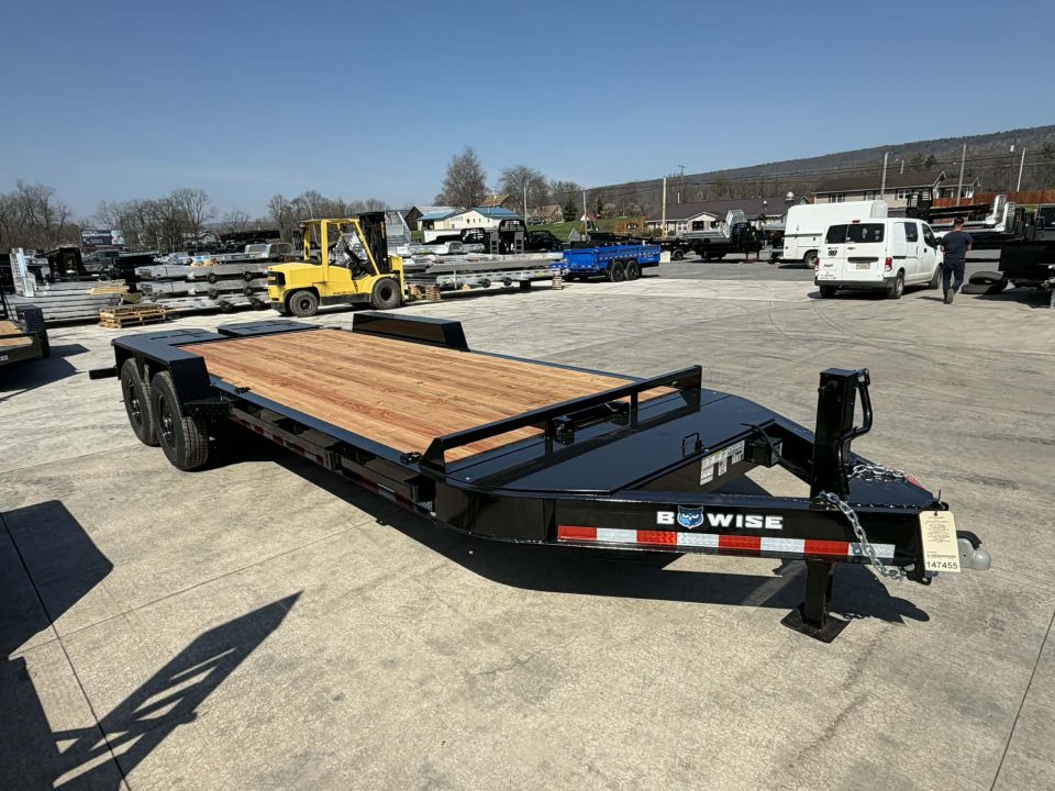 New 2026 BWISE 20' - 14K Equipment Trailer w/ Full Width Ramps