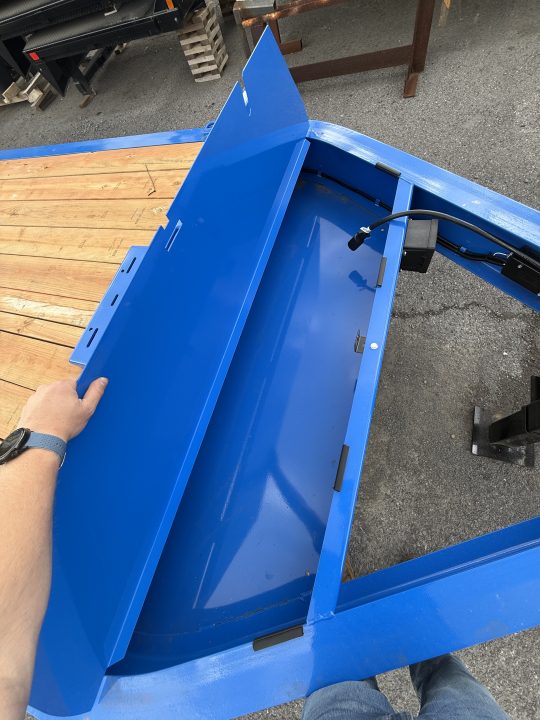 New 2026 BWise 20' - 14K Equipment Trailer w/ Full Width Ramps - BLUE