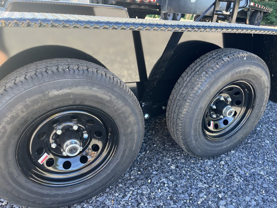 New 2026 BWISE 82x18' 10K - BLACK Equipment Trailer