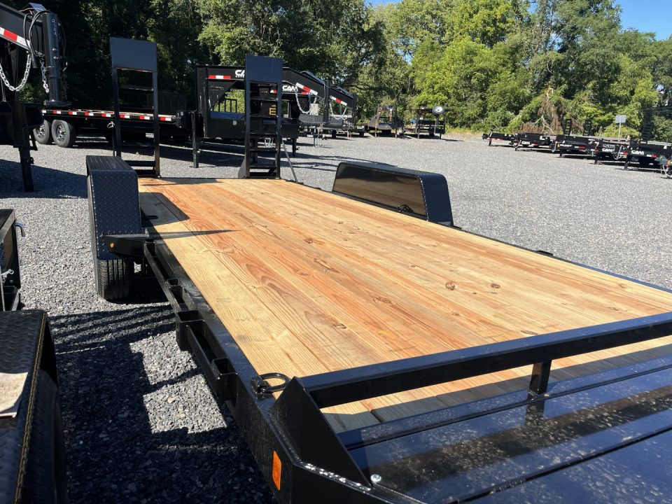 New 2026 BWISE 82x18' 10K - BLACK Equipment Trailer