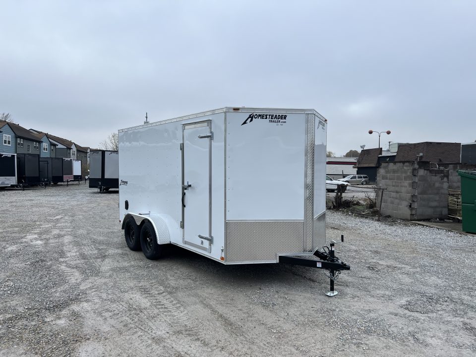 New 2026 Homesteader Trailer 7x14x6'6" Intrepid Swing Door Package Cargo / Enclosed Trailer