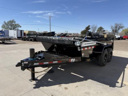 New 2026 PJ Trailers 14' X 83" Voyager Package Dump Trailer