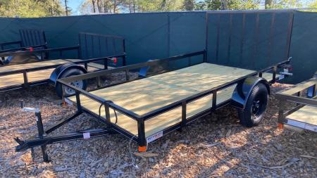 New 2026 P & T Trailers 6.5x12 Utility Trailer