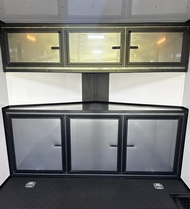 New 2026 Rock Solid Cargo 8.5x32 Race Trailer-Finished Interior-Triple 7000 TORSIONS -HD RAMP-10" BOGEY WHEELS-50 AMP ELECTRIC PACKAGE