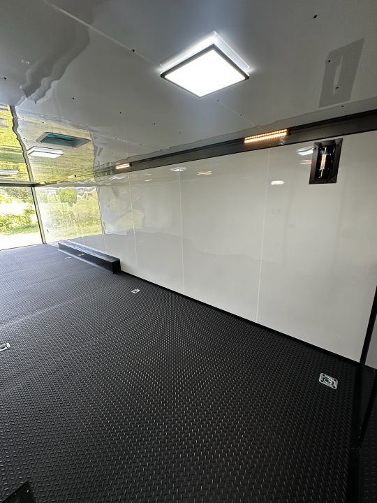 New 2026 Rock Solid Cargo 8.5x32 Race Trailer-Finished Interior-Triple 7000 TORSIONS -HD RAMP-10" BOGEY WHEELS-50 AMP ELECTRIC PACKAGE