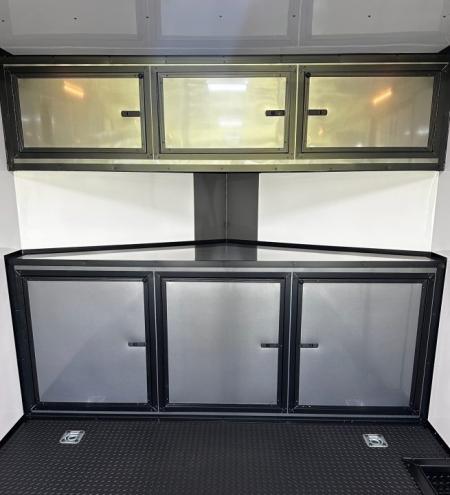New 2026 Rock Solid Cargo 8.5x32 Race Trailer-Finished Interior-Triple 7000 TORSIONS -HD RAMP-10" BOGEY WHEELS-50 AMP ELECTRIC PACKAGE