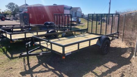 New 2026 P & T Trailers 6.5x12 Utility Trailer