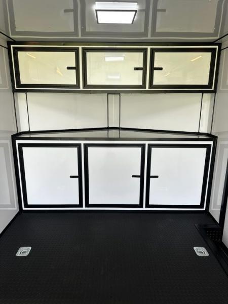 New 2026 Rock Solid Cargo 8.5x28 Race Trailer-Finished Interior-Triple 7000 TORSIONS -HD RAMP-10" BOGEY WHEELS