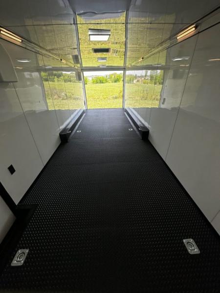 New 2026 Rock Solid Cargo 8.5x28 Race Trailer-Finished Interior-Triple 7000 TORSIONS -HD RAMP-10" BOGEY WHEELS