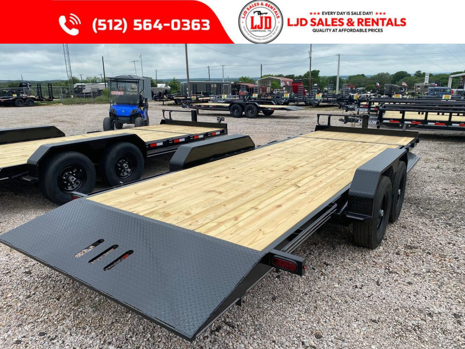 New 2026 AMW - Tilt / Equipment Trailer 83" X 22' - Heavy Duty - 16K GVWR