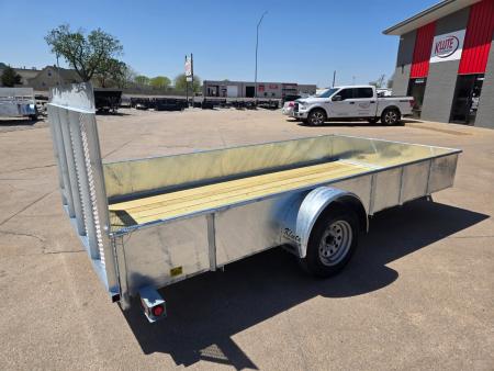 New 2026 S&W Welding 80x14 Solid Side 3.5K Utility Trailer