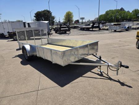 New 2026 S&W Welding 80x14 Solid Side 3.5K Utility Trailer