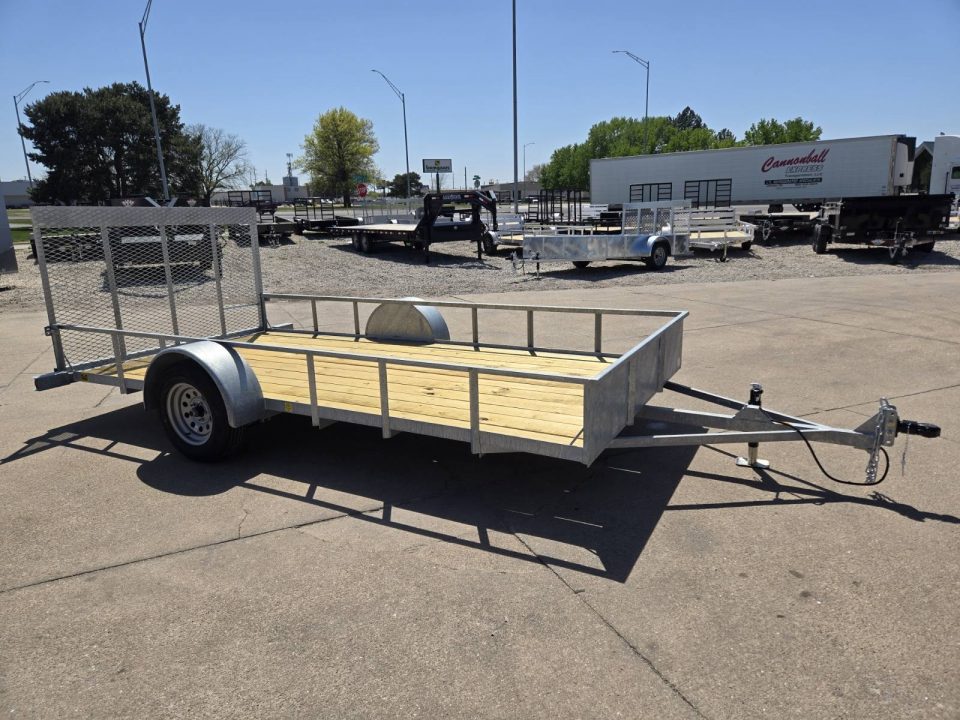 New 2026 S&W Welding 80x14 Rail Side 3.5K Utility Trailer