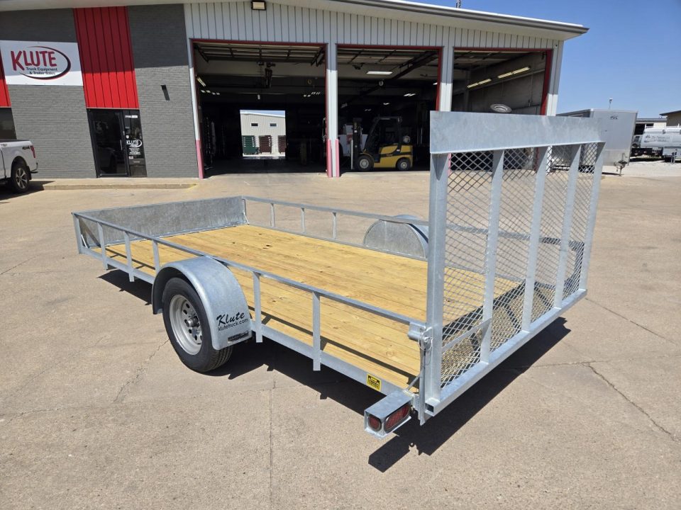 New 2026 S&W Welding 80x14 Rail Side 3.5K Utility Trailer