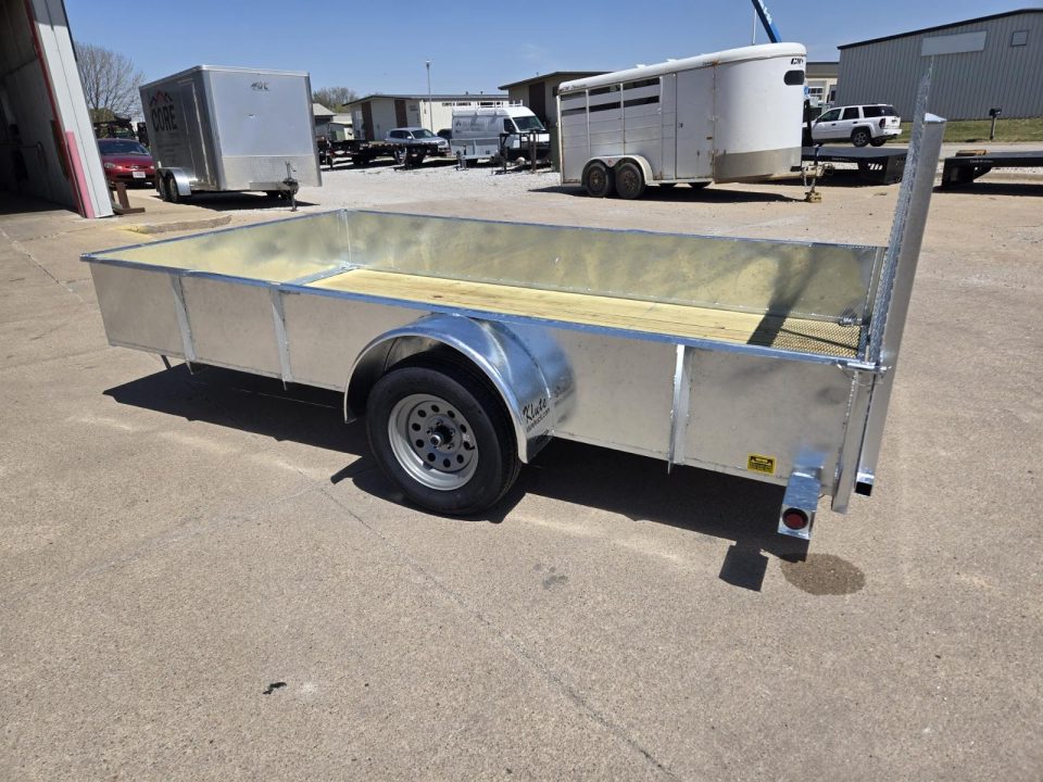 New 2026 S&W Welding 80x12 Solid Side 3.5K Utility Trailer