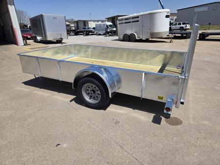 New 2026 S&W Welding 80x12 Solid Side 3.5K Utility Trailer