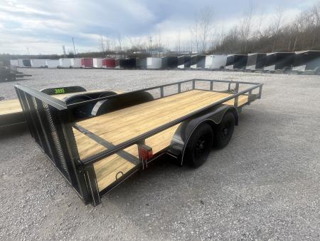 New 2026 Triple R 82X16 UTILITY DOVETAIL WITH 3 FOOT GATE