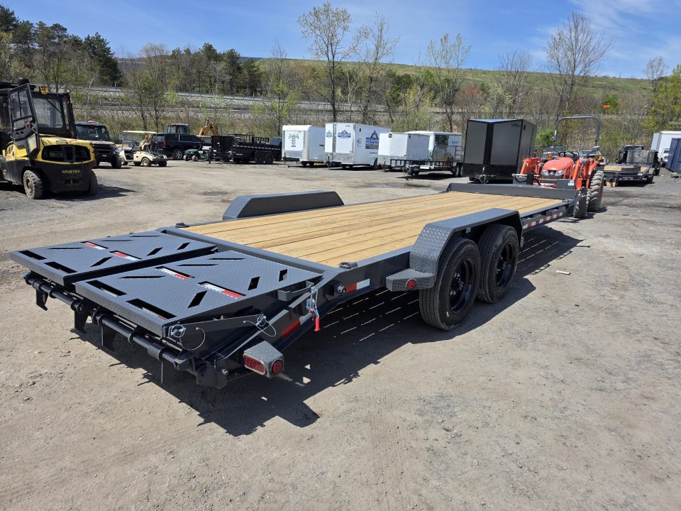 New 2026 Iron Bull EWB 7X22 16K - MEGA RAMPS Equipment Trailer