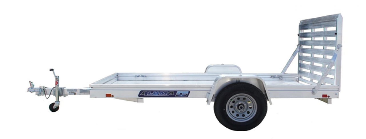 Used 2027 Aluma 6'6" x 14 EDGE Utility Trailer