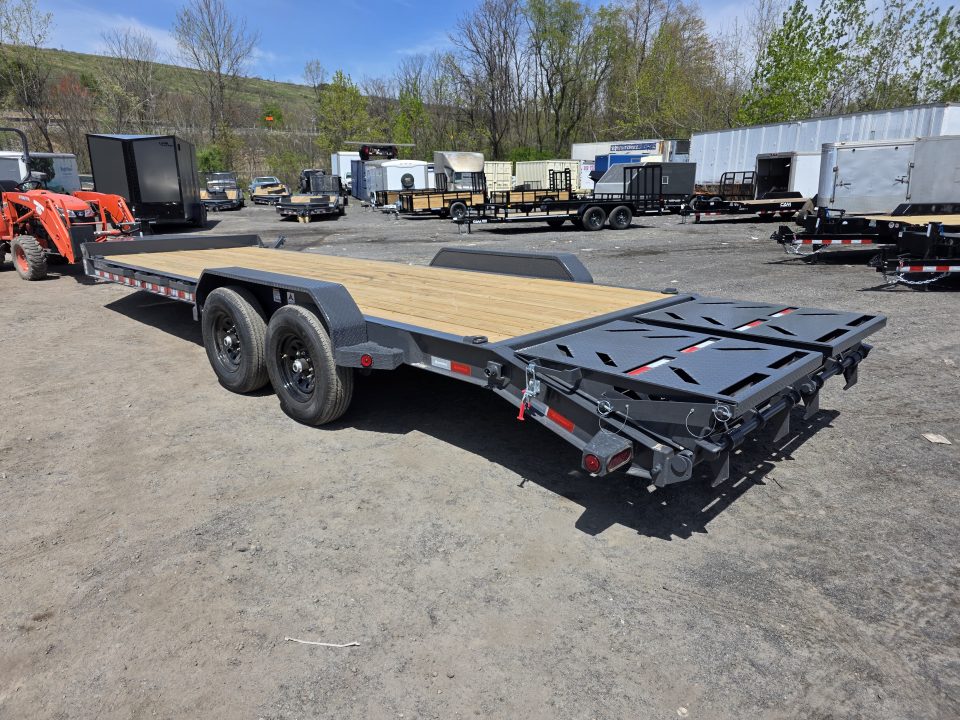 New 2026 Iron Bull EWB 7X24 14K - MEGA RAMPS Equipment Trailer