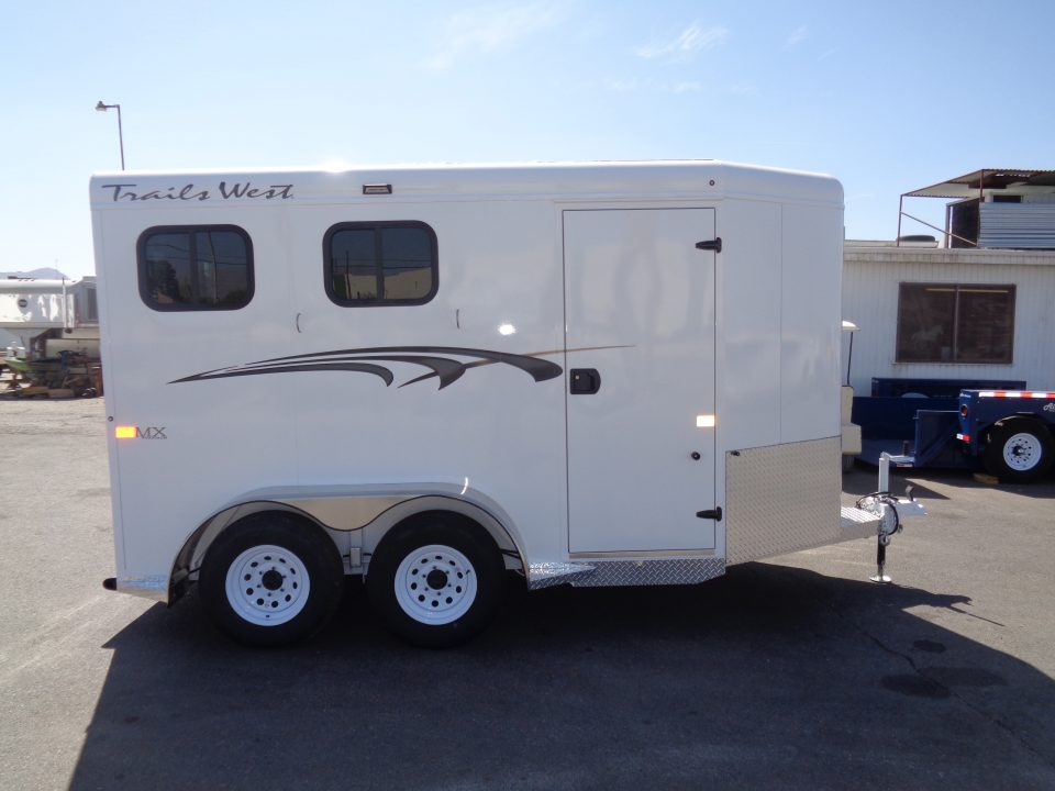 New 2027 Trails West *ADV MX II 2H * ADVENTURE MX II 2-Horse Slant Load Horse Trailer