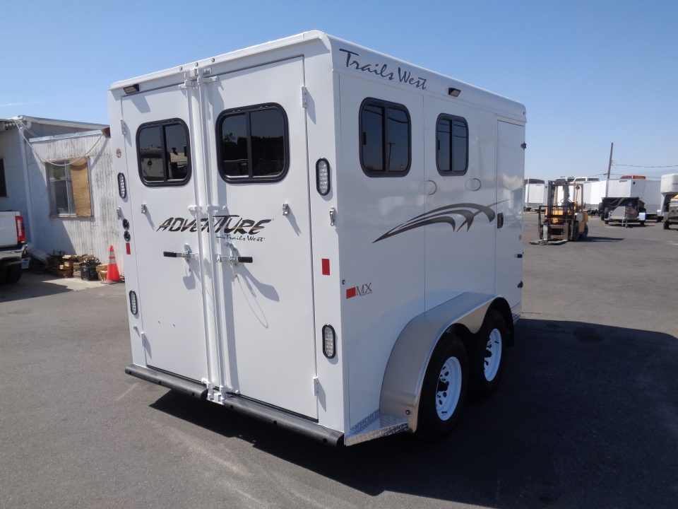 New 2027 Trails West *ADV MX II 2H * ADVENTURE MX II 2-Horse Slant Load Horse Trailer