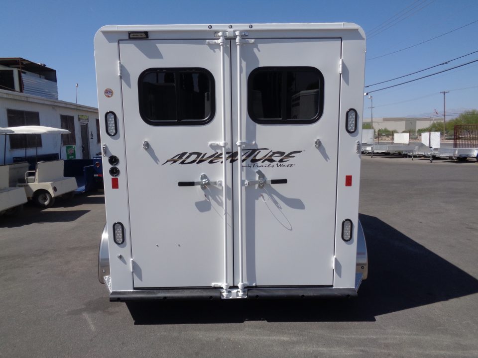 New 2027 Trails West *ADV MX II 2H * ADVENTURE MX II 2-Horse Slant Load Horse Trailer