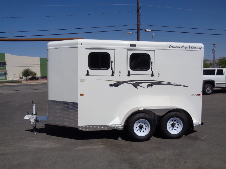 New 2027 Trails West *ADV MX II 2H * ADVENTURE MX II 2-Horse Slant Load Horse Trailer