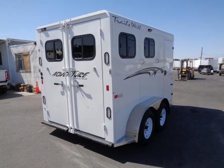 New 2027 Trails West *ADV MX II 2H * ADVENTURE MX II 2-Horse Slant Load Horse Trailer