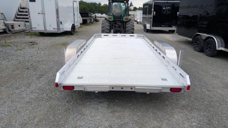 New 2027 Aluma 6'6" x 16' Tandem Axle Utility Trailer w/ Underbody Ramps