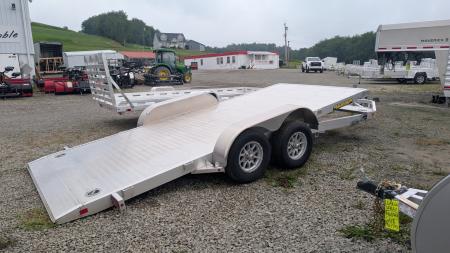 New 2027 Aluma 16' (20  Stationary + 16' TILT) Tilt Car Hauler Trailer