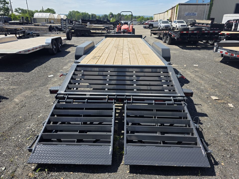 New 2026 Iron Bull EWB 7X24 14K - MEGA RAMPS Equipment Trailer