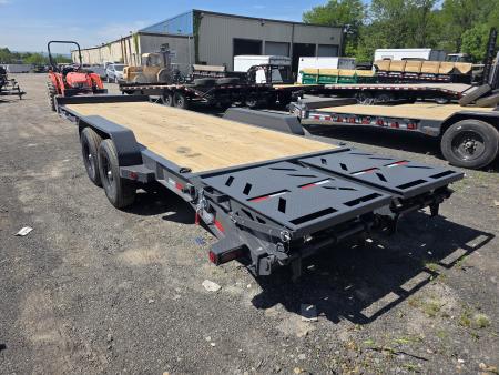 New 2026 Iron Bull EWB 7X24 14K - MEGA RAMPS Equipment Trailer