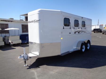 New 2027 Trails West *ADV MX II 3H * ADVENTURE MX II 3-Horse Slant Load Horse Trailer