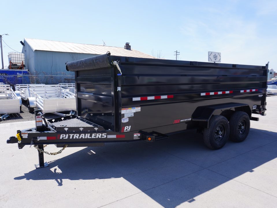 New 2026 PJ Trailers DM 83"x16ft Dump Trailer