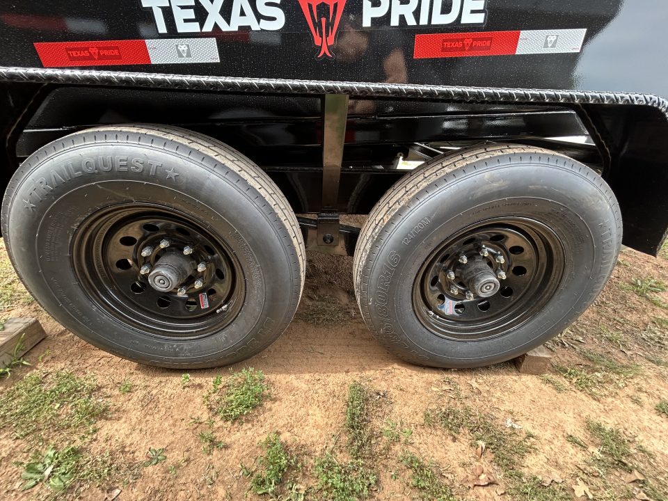 New 2026 Texas Pride Trailers 7x12x2 Tandem Axles Dump Trailer - Equipment Ramps