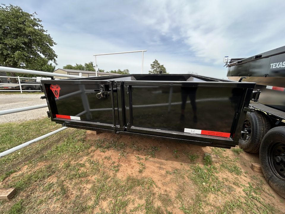 New 2026 Texas Pride Trailers 7x12x2 Tandem Axles Dump Trailer - Equipment Ramps