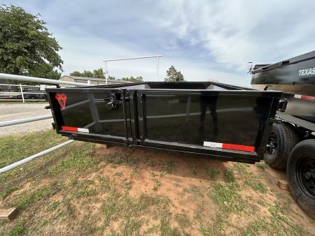 New 2026 Texas Pride Trailers 7x12x2 Tandem Axles Dump Trailer - Equipment Ramps