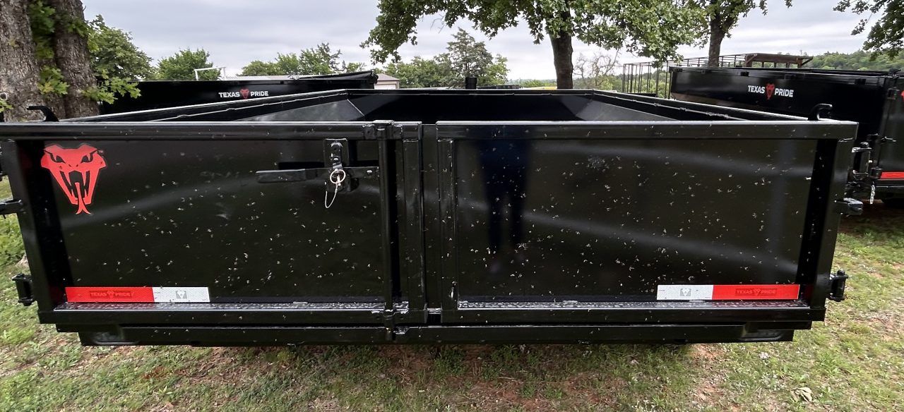 New 2026 Texas Pride Trailers 7x12x2 Tandem Axles Dump Trailer -7k Axles- Equipment Ramps