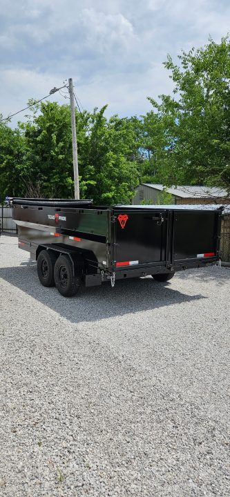 New 2026 Texas Pride Trailers 7x16x3 Tandem Axles Dump Trailer-8K Axles- UPGRADES!!!