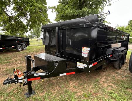 New 2026 Texas Pride Trailers 7x16x3 Tandem Axles Dump Trailer-8K-UPGRADES!!