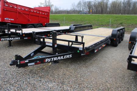 New 2026 PJ Trailers 24' T6 21K GVWR STOCK ID 53101 Tilt Trailer