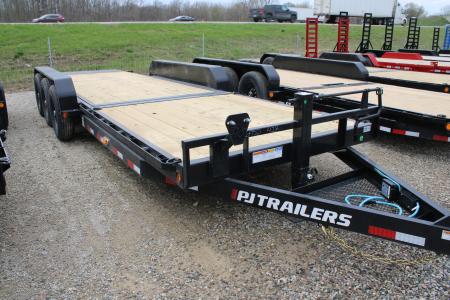 New 2026 PJ Trailers 24' T6 21K GVWR STOCK ID 53101 Tilt Trailer